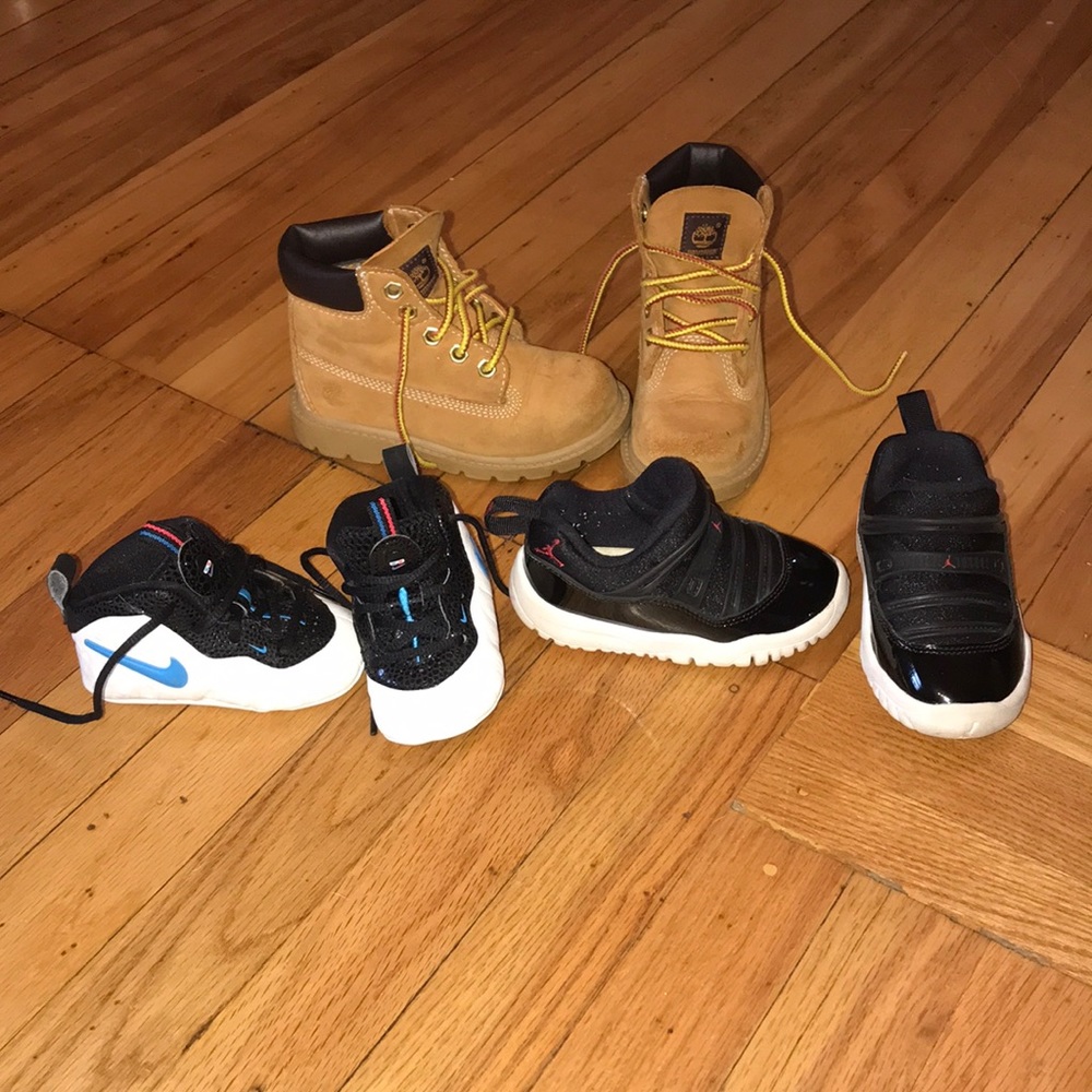 Jordan, timberland, Nike Lot toddler shoes